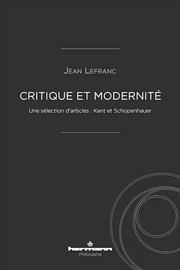 Critique et Modernité