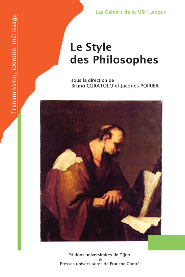 Le style des philosophes -  - Presses universitaires de Franche-Comté