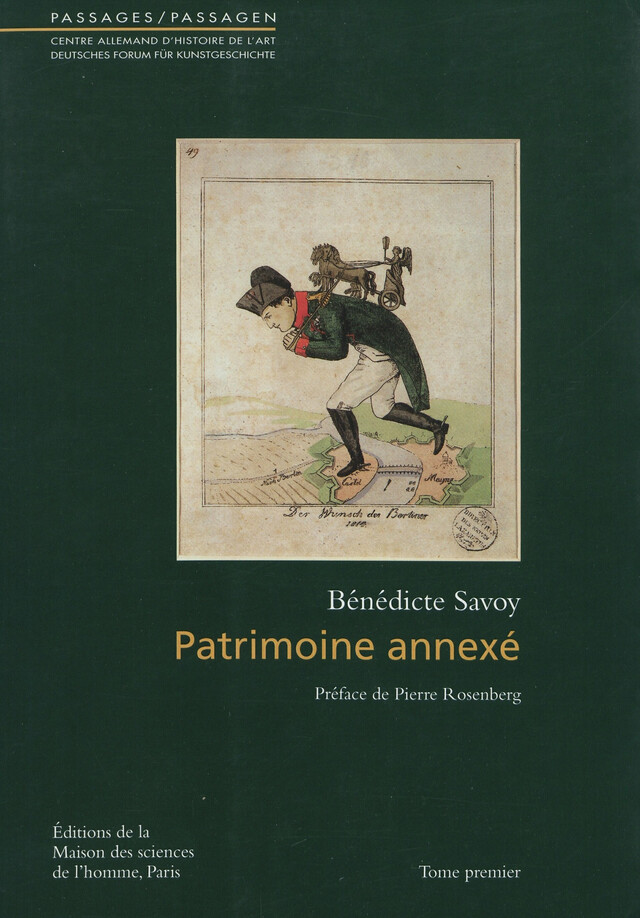 Patrimoine annexé - Bénédicte Savoy - Éditions de la Maison des sciences de l’homme