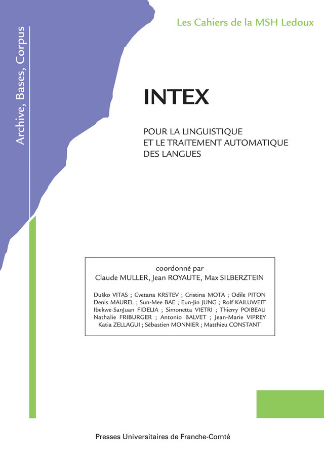 INTEX -  - Presses universitaires de Franche-Comté