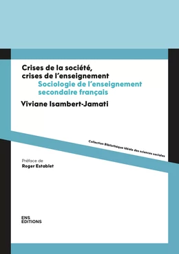 Crises de la société, crises de l’enseignement