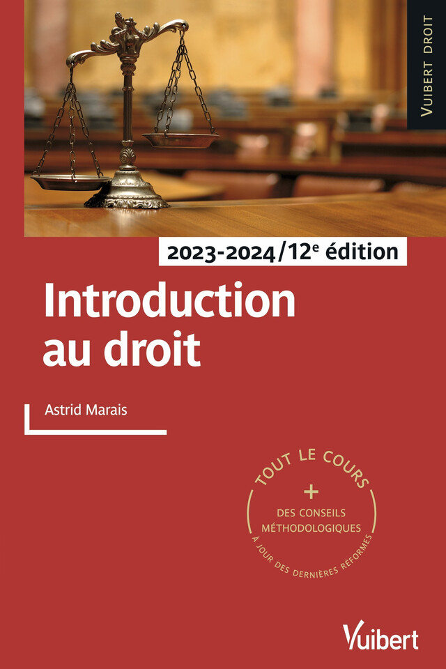 Introduction au droit 2023/2024 - Astrid Marais - Vuibert