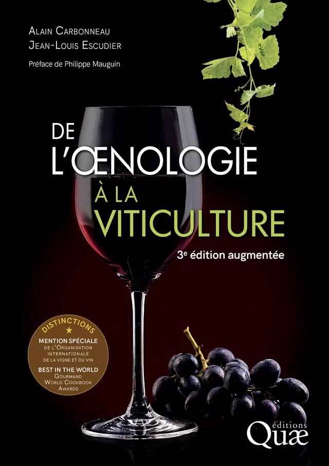 De l'œnologie à la viticulture - Alain Carbonneau, Jean-Louis Escudier - Qu