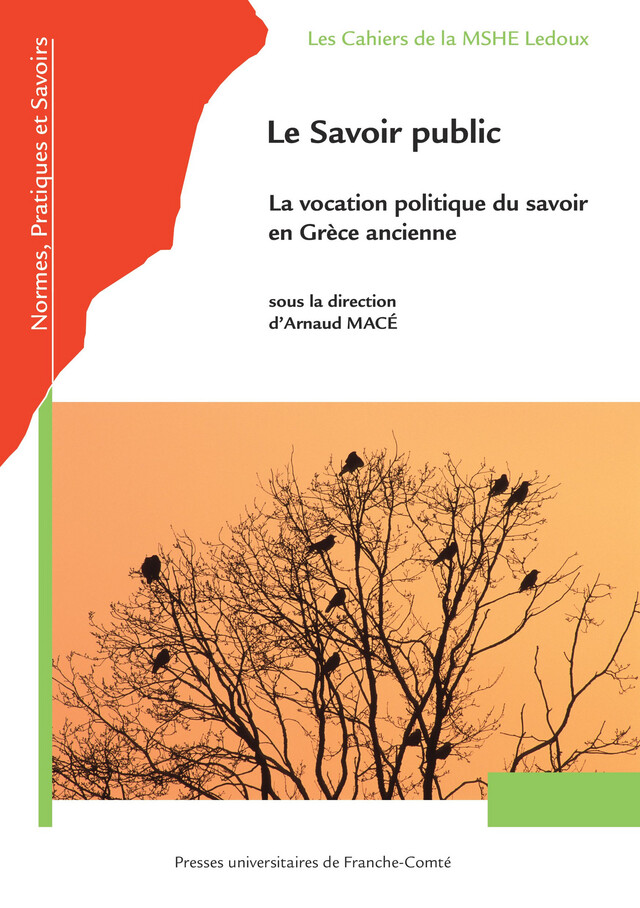 Le Savoir public -  - Presses universitaires de Franche-Comté