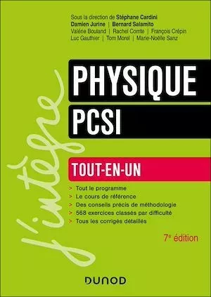 Physique Tout-en-un PCSI 7e éd. -  Collectif - Dunod