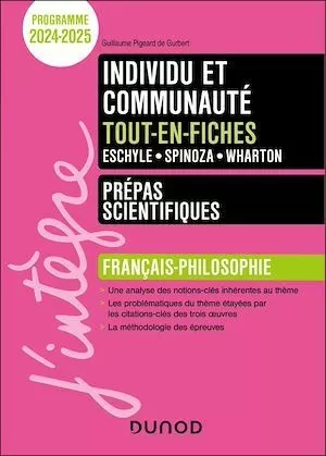 Thème Français-philosophie -Tout-en-fiches - Prépas scientifiques - Programme 2024-2025 - Guillaume Pigeard De Gurbert - Dunod