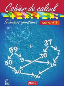 Cahier de calcul cycle 2 niveau 3