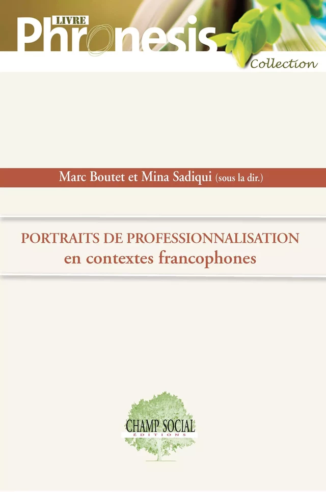 Portrait de la professionnalisation de l'enseignement en contextes francophones - Marc Boutet, Mina Sadiqui - Champ social Editions