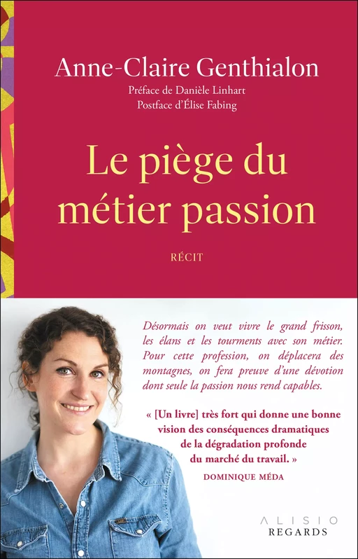 Le piège du métier passion - Anne-Claire Genthialon - Alisio