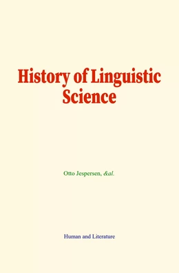 History of Linguistic Science