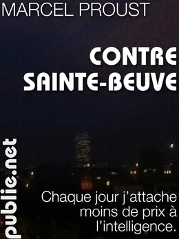 Contre Sainte-Beuve