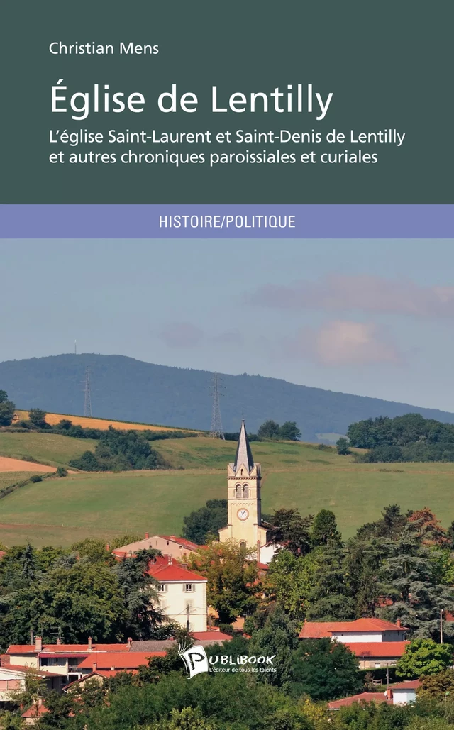 Église de Lentilly - Christian Mens - Publibook