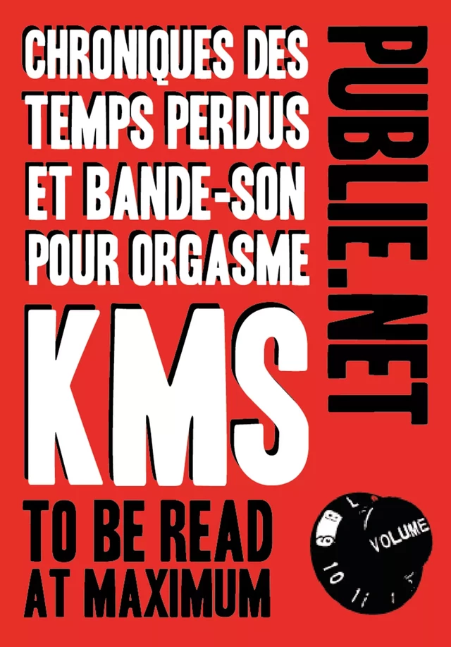 Chroniques des temps perdus et bande-son pour orgasme - Kill Me Sarah dit KMS - publie.net