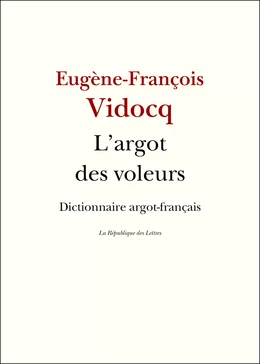 L'argot des voleurs