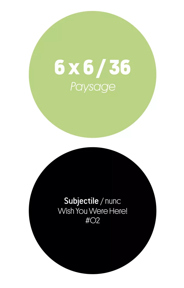 6 x 6 / 36 - Paysage - Jean-Luc Soret, Cyril Thomas, Annick Bureaud - Éditions Subjectile