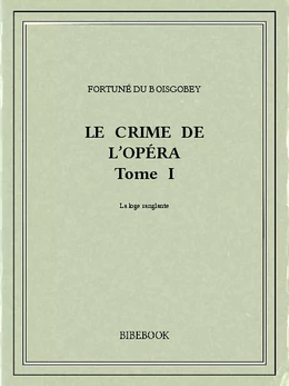 Le crime de l'Opéra 1