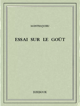 Essai sur le goût