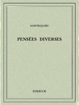 Pensées diverses