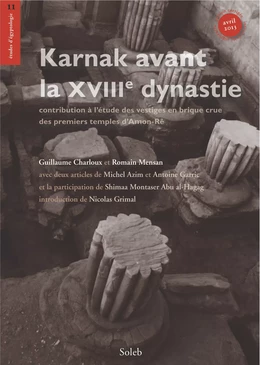 Karnak avant la XVIIIe dynastie