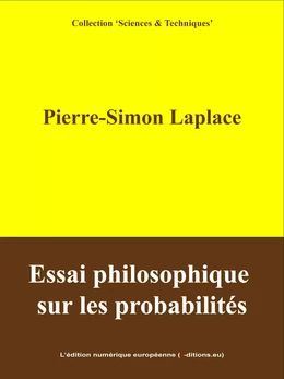 Essai philosophique sur les probabilités