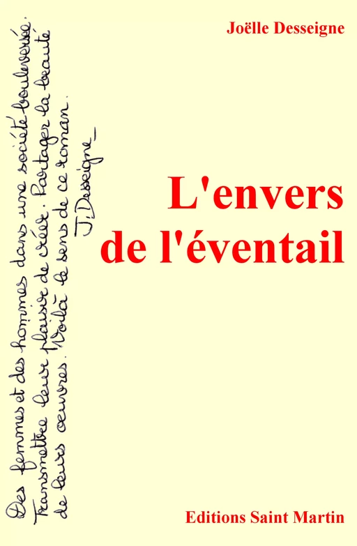 L'envers de l'éventail - Joëlle Desseigne - Editions Saint Martin