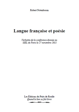 Langue française et poésie