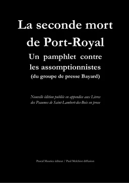 La seconde mort de Port-Royal