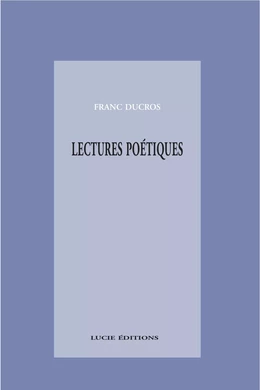 Lectures poétiques