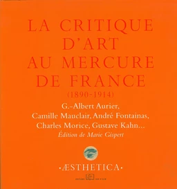 La Critique d’art au Mercure de France (1890-1914)