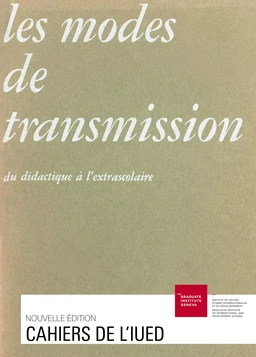 Les modes de transmission