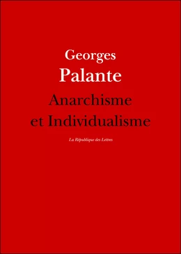 Anarchisme et Individualisme