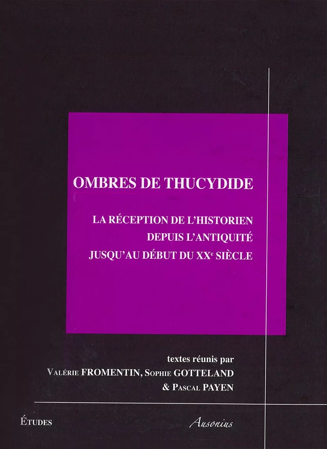 Ombres de Thucydide -  - Ausonius Éditions