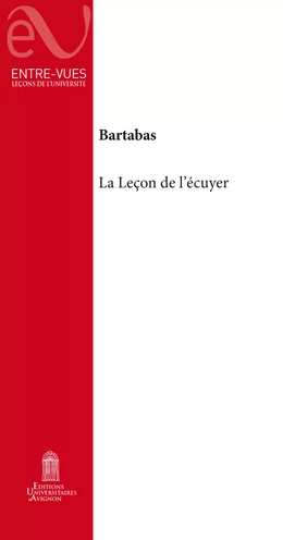 La Leçon de l’écuyer