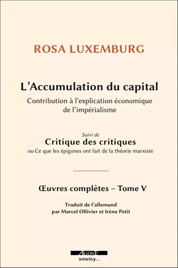 L’accumulation du capital