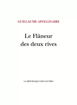 Le Flâneur des deux rives