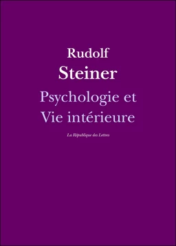 Psychologie et Vie intérieure