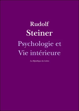 Psychologie et Vie intérieure