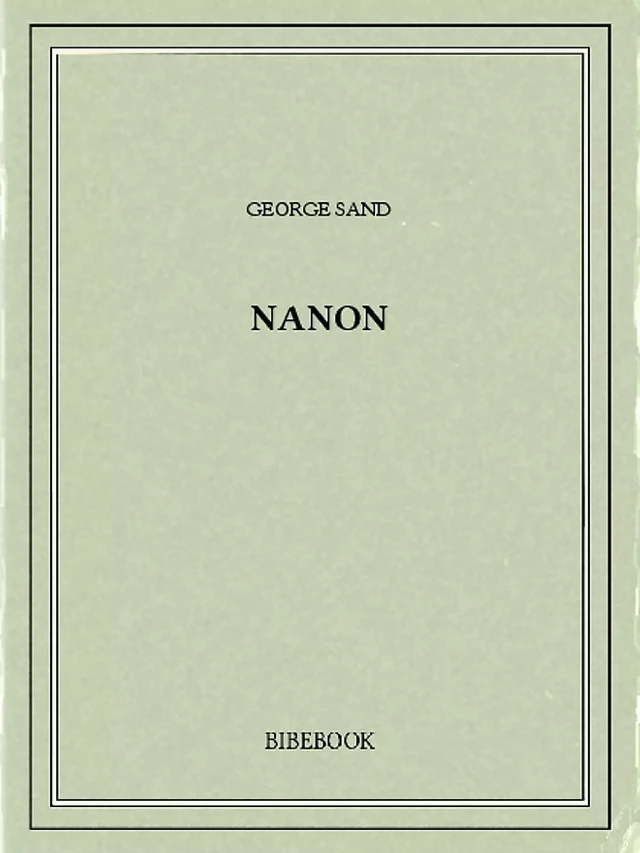 Nanon - George Sand - Bibebook