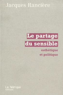 La partage du sensible