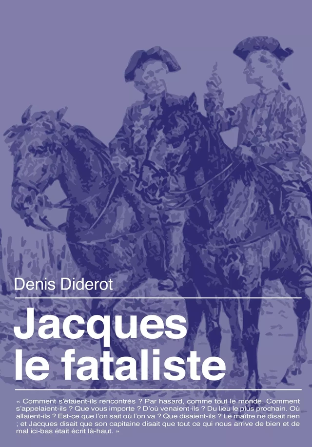 Jacques le fataliste - Denis Diderot - Les éditions Pulsio