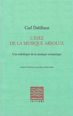 L'idée de la musique absolue