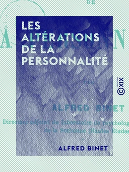 Les Altérations de la personnalité