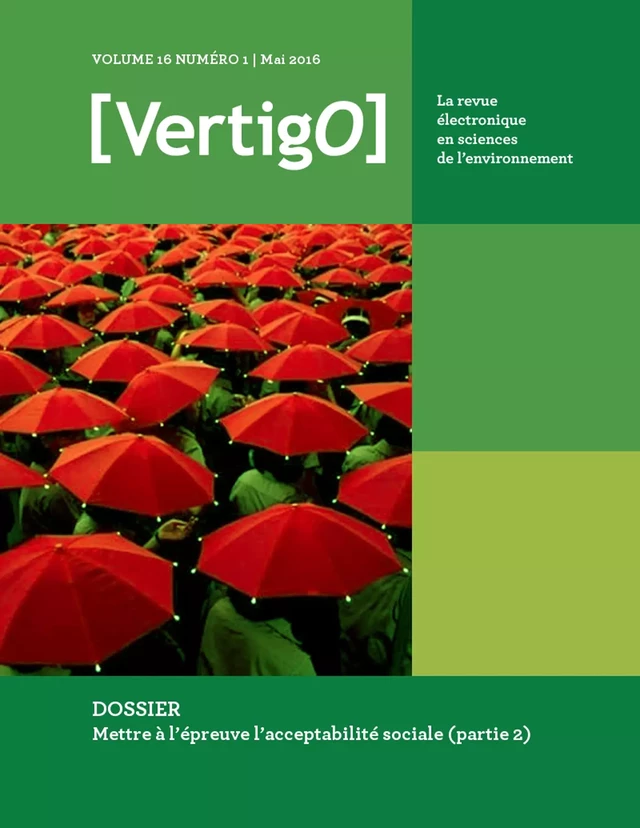 Mettre à l’épreuve l’acceptabilité sociale -  - Les Éditions en environnement VertigO