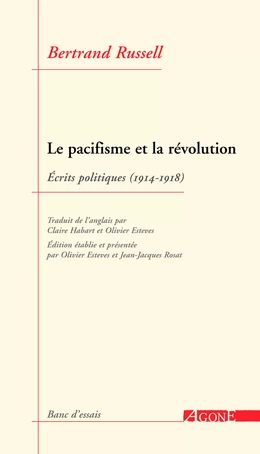 Le Pacifisme et la Révolution