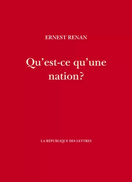 Qu'est-ce qu'une nation ?