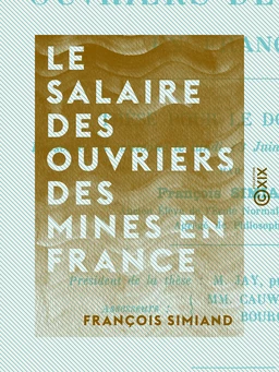 Le Salaire des ouvriers des mines en France