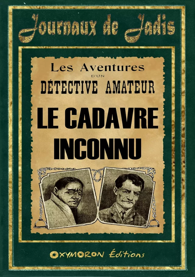 1 - Le Cadavre Inconnu - Inconnu Inconnu - OXYMORON Éditions