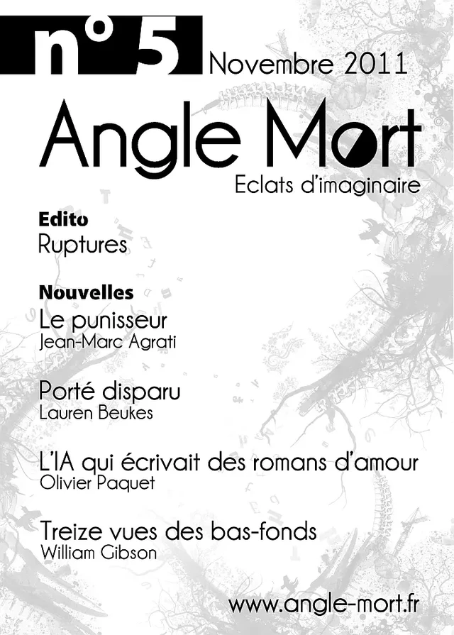 Angle Mort numéro 5 - Jean-Marc Agrati, William Gibson, Lauren Beukes, Olivier Paquet - Angle Mort