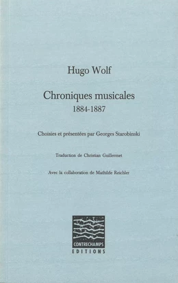 Chroniques musicales (1884-1887)