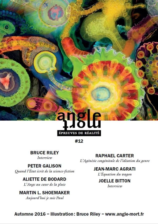 Angle Mort numéro 12 - Raphael Carter, Martin L. Shoemaker, Peter Galison, Joëlle Bitton, Jean-Marc Agrati, Aliette de Bodard - Angle Mort